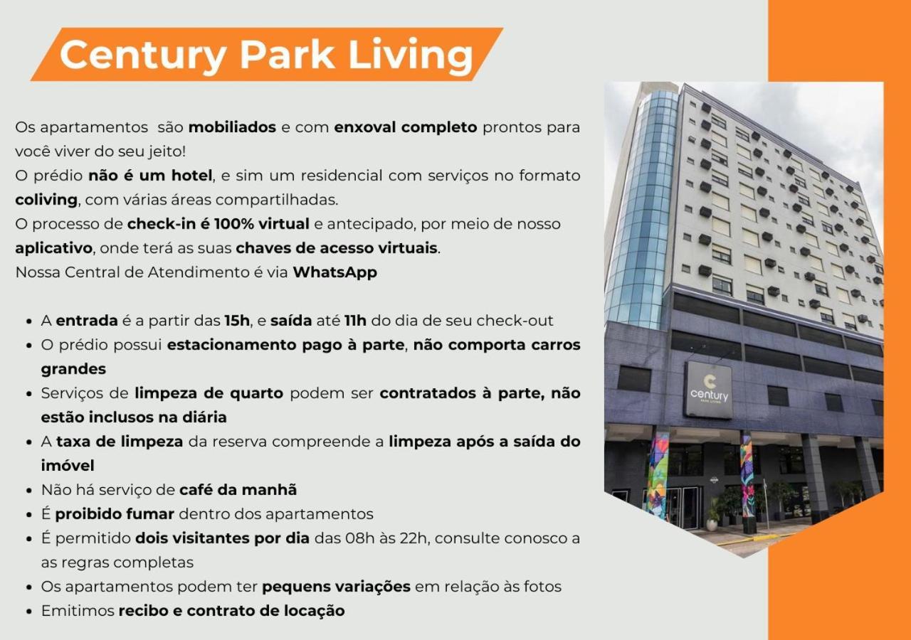 Century Park Living By My Way, próximo à Santa Casa, UFRGS, Fórum e CAFF Porto Alegre Extérieur photo